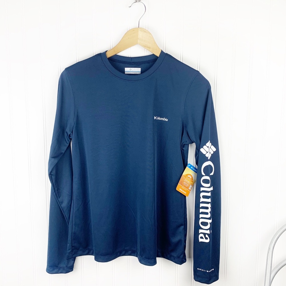 Columbia Rapid Creek Logo Pink Long Sleeve Shirt - Picture 6 of 7